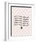 Wavy Words I Checkered-Wild Apple Portfolio-Framed Art Print