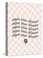 Wavy Words I Checkered-Wild Apple Portfolio-Stretched Canvas