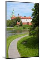 Wawel Castle and Vistula Boulevards in Cracow-majeczka-majeczka-Mounted Photographic Print