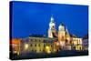 Wawel Castle in Krakow, Poland-dziewul-Stretched Canvas