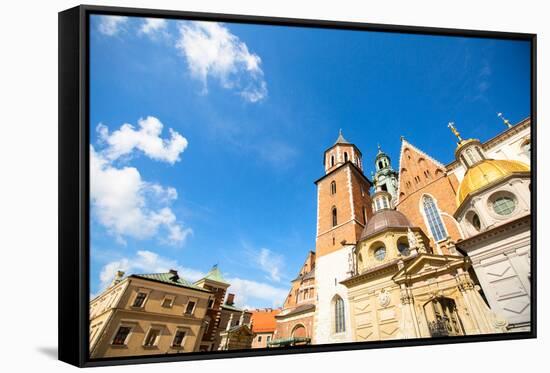 Wawel Castle in Krakow, Poland.-De Visu-Framed Stretched Canvas