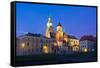 Wawel Castle in Krakow, Poland-dziewul-Framed Stretched Canvas