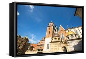 Wawel Castle in Krakow, Poland.-De Visu-Framed Stretched Canvas