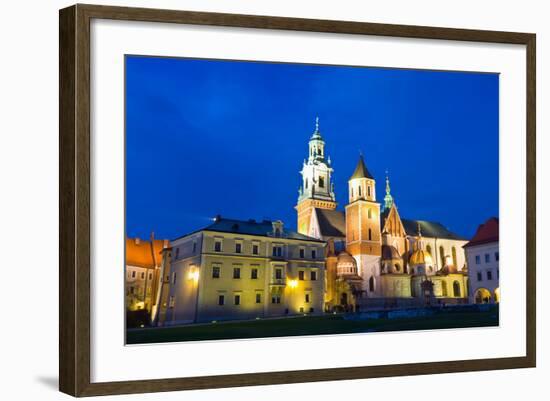 Wawel Castle in Krakow, Poland-dziewul-Framed Photographic Print