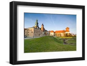 Wawel Castle in Krakow, Poland-dziewul-Framed Photographic Print