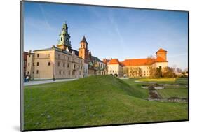 Wawel Castle in Krakow, Poland-dziewul-Mounted Photographic Print