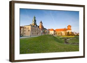 Wawel Castle in Krakow, Poland-dziewul-Framed Photographic Print