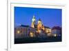 Wawel Castle in Krakow, Poland-dziewul-Framed Photographic Print