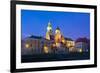 Wawel Castle in Krakow, Poland-dziewul-Framed Photographic Print