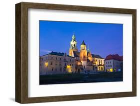 Wawel Castle in Krakow, Poland-dziewul-Framed Photographic Print