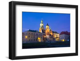 Wawel Castle in Krakow, Poland-dziewul-Framed Photographic Print