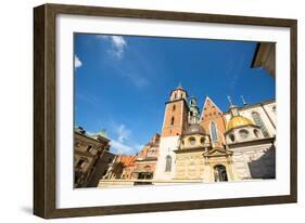 Wawel Castle in Krakow, Poland.-De Visu-Framed Photographic Print