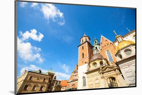 Wawel Castle in Krakow, Poland.-De Visu-Mounted Photographic Print