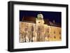 Wawel Castle Night Time-benkrut-Framed Photographic Print