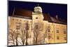 Wawel Castle Night Time-benkrut-Mounted Photographic Print