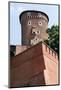Wawel Castle Old Brick Tower-pkruger-Mounted Photographic Print