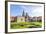 Wawel Castle on Sunny Day with Blue Sky and White Clouds-Jorg Hackemann-Framed Photographic Print