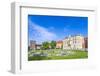 Wawel Castle on Sunny Day with Blue Sky and White Clouds-Jorg Hackemann-Framed Photographic Print