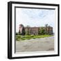 Wawel Castle on Sunny Day with Blue Sky and White Clouds-Jorg Hackemann-Framed Photographic Print