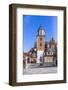 Wawel Castle on Sunny Day with Blue Sky and White Clouds-Jorg Hackemann-Framed Photographic Print