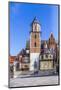 Wawel Castle on Sunny Day with Blue Sky and White Clouds-Jorg Hackemann-Mounted Photographic Print