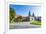 Wawel Castle on Sunny Day with Blue Sky and White Clouds-Jorg Hackemann-Framed Photographic Print