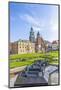 Wawel Castle on Sunny Day with Blue Sky and White Clouds-Jorg Hackemann-Mounted Photographic Print