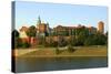 Wawel Castle on the Vistula River in Cracow (Krakow), Poland-luq-Stretched Canvas