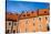 Wawel Castle Square on Sunny Summer Day in Krakow, Poland-Curioso Travel Photography-Stretched Canvas