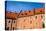 Wawel Castle Square on Sunny Summer Day in Krakow, Poland-Curioso Travel Photography-Stretched Canvas