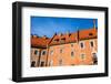 Wawel Castle Square on Sunny Summer Day in Krakow, Poland-Curioso Travel Photography-Framed Photographic Print