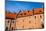 Wawel Castle Square on Sunny Summer Day in Krakow, Poland-Curioso Travel Photography-Mounted Photographic Print