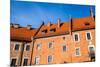 Wawel Castle Square on Sunny Summer Day in Krakow, Poland-Curioso Travel Photography-Mounted Photographic Print