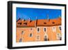 Wawel Castle Square on Sunny Summer Day in Krakow, Poland-Curioso Travel Photography-Framed Photographic Print