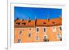 Wawel Castle Square on Sunny Summer Day in Krakow, Poland-Curioso Travel Photography-Framed Photographic Print