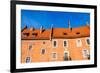 Wawel Castle Square on Sunny Summer Day in Krakow, Poland-Curioso Travel Photography-Framed Photographic Print