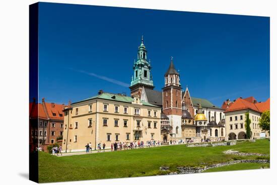 Wawel Cathedral in Krakow, Poland-Leonid Andronov-Stretched Canvas