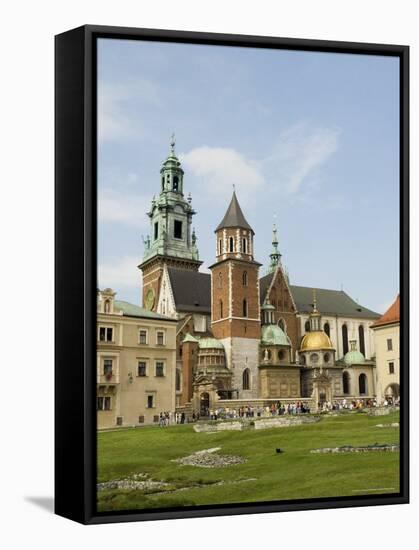 Wawel Cathedral, Royal Castle Area, Krakow (Cracow), Unesco World Heritage Site, Poland-R H Productions-Framed Stretched Canvas