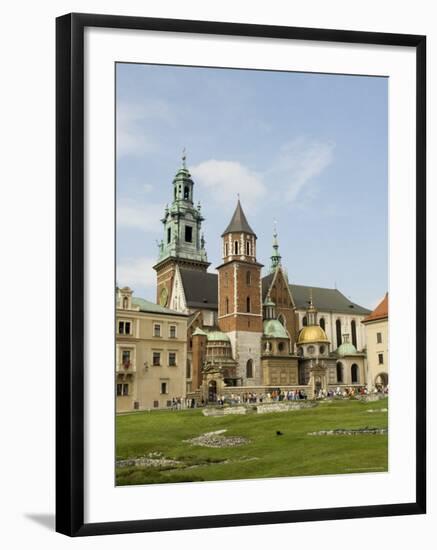 Wawel Cathedral, Royal Castle Area, Krakow (Cracow), Unesco World Heritage Site, Poland-R H Productions-Framed Photographic Print