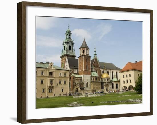 Wawel Catherdral, Royal Castle Area, Krakow (Cracow), Unesco World Heritage Site, Poland, Europe-Robert Harding-Framed Photographic Print