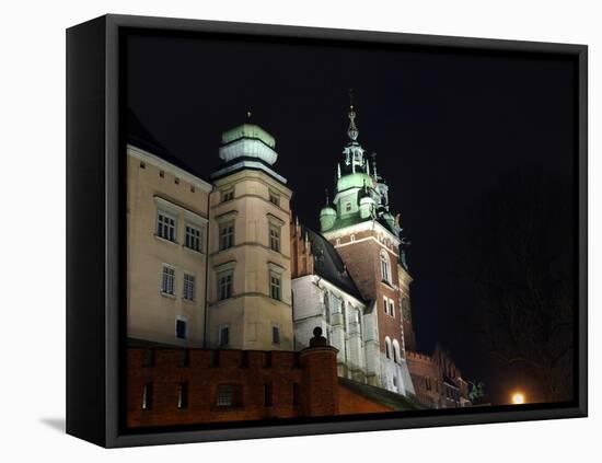 Wawel Hill and the Royal Castle in Krakow-wjarek-Framed Stretched Canvas