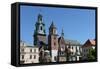 Wawel Hill and the Royal Castle in Krakow-wjarek-Framed Stretched Canvas