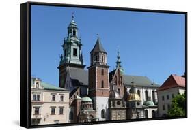 Wawel Hill and the Royal Castle in Krakow-wjarek-Framed Stretched Canvas