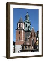 Wawel Hill and the Royal Castle in Krakow-wjarek-Framed Photographic Print