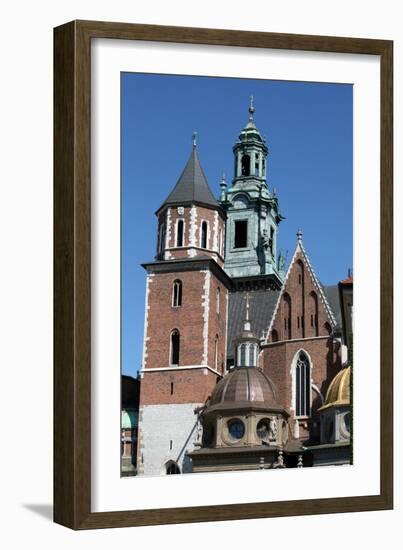 Wawel Hill and the Royal Castle in Krakow-wjarek-Framed Photographic Print