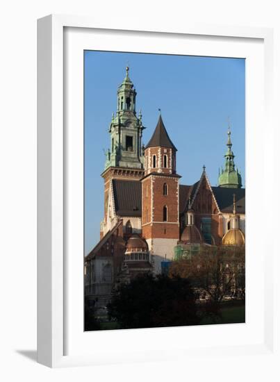 Wawel Hill and the Royal Castle in Krakow-wjarek-Framed Photographic Print