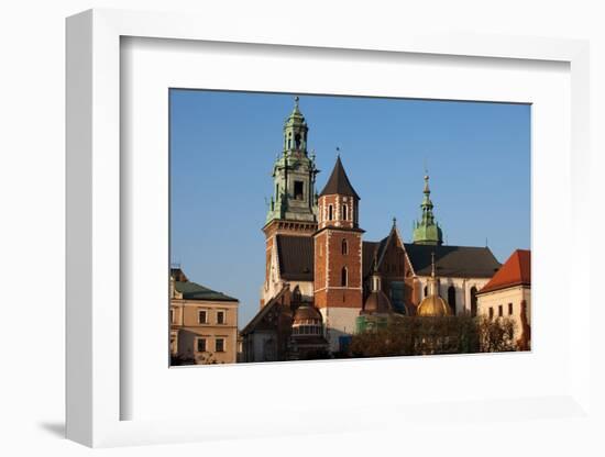 Wawel Hill and the Royal Castle in Krakow-wjarek-Framed Photographic Print