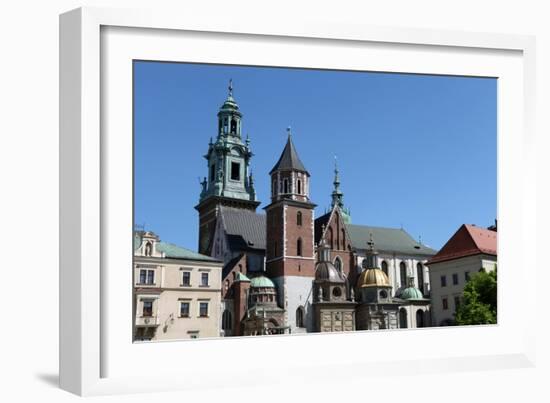 Wawel Hill and the Royal Castle in Krakow-wjarek-Framed Photographic Print