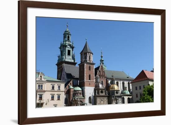 Wawel Hill and the Royal Castle in Krakow-wjarek-Framed Photographic Print