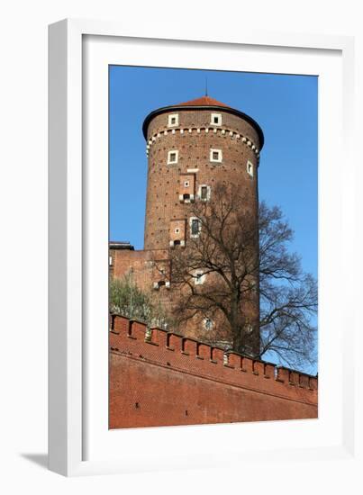 Wawel Hill and the Royal Castle in Krakow-wjarek-Framed Photographic Print